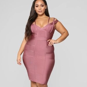 Mauve Bandage Dress